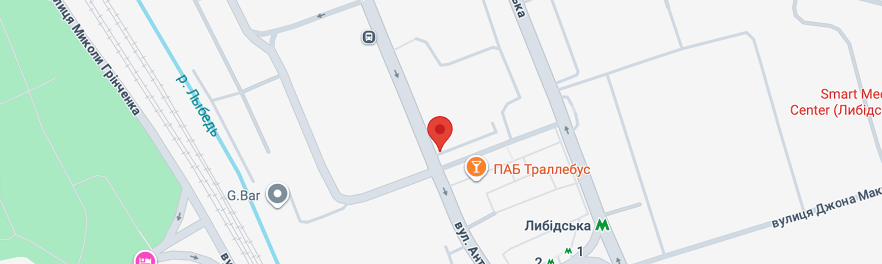 Карта: 03150, м. Київ, вул. Антоновича, 172
